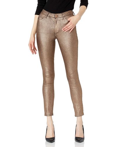 PAIGE Hoxton In Gold Deco Coating Gold Deco Coating 30 - Black
