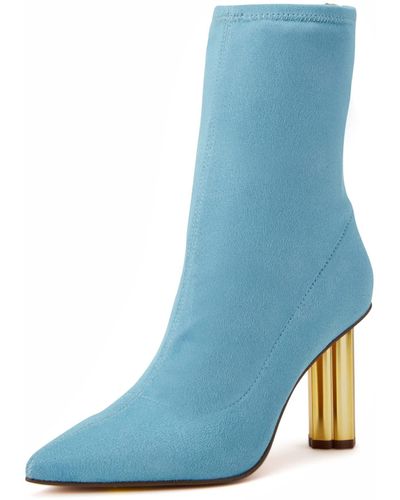 Katy Perry The Dellilah High Bootie Fashion Boot - Blue