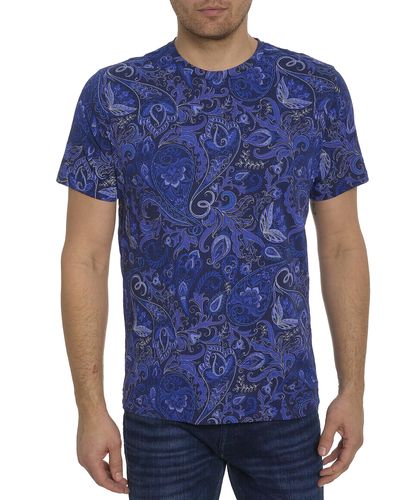 Robert Graham Swanson S/s Knit Tshirt - Blue