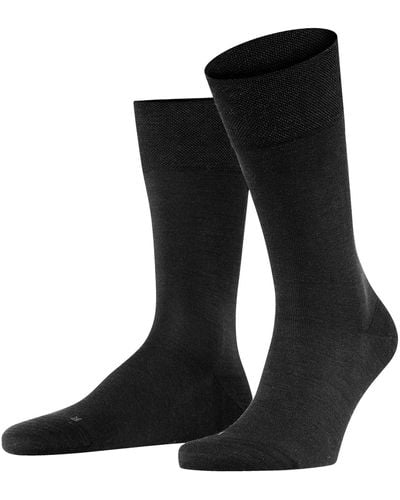 FALKE Tiago M So Cotton Plain 1 Pair Socks - Black