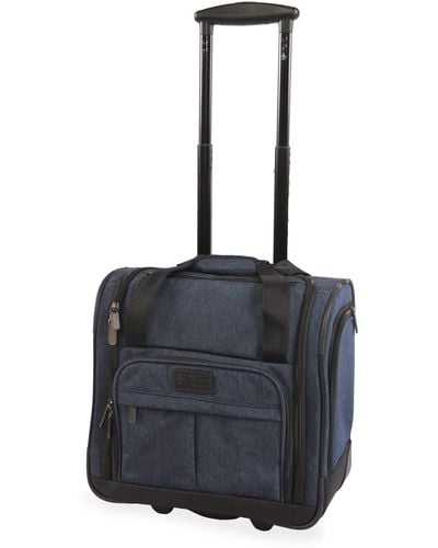 Original Penguin Ethan Wheeled Under The Seat Carry On Bag - Blue