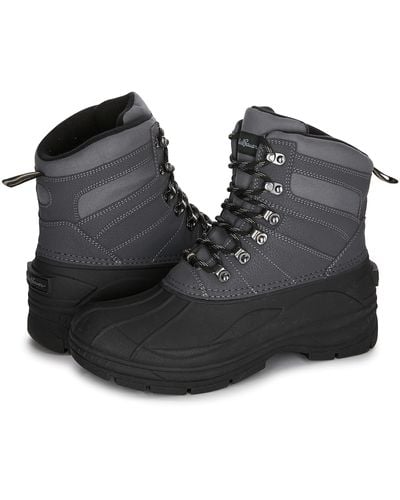 Eddie Bauer Leaven Worth Insulated S Hiking Boots | Waterproof Shell - Black