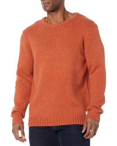Quiksilver Neppy Sweater Crew Neck Sweatshirt - Orange