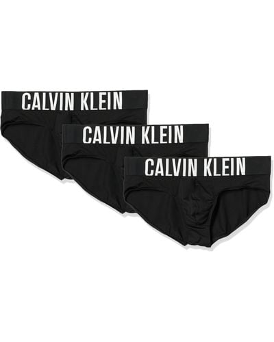 Calvin Klein Intense Power 3-pack Hip Brief - Black