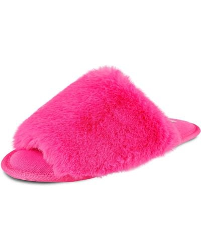 Jessica Simpson Plush Slide Slipper - Pink