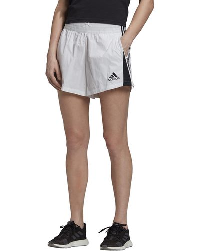 adidas ,s,colorblocked 3-stripes Aac Shorts,white,x-large