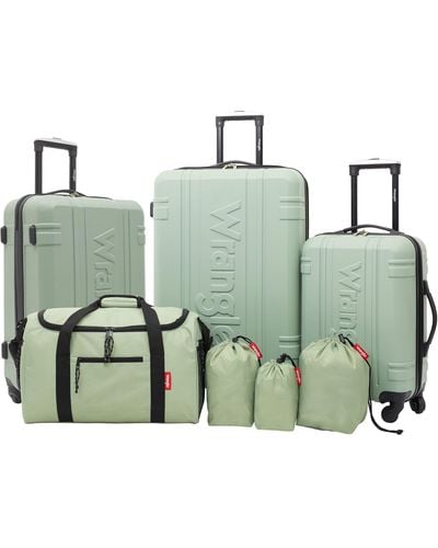 Wrangler 7 Pc Venture Luggage - Green