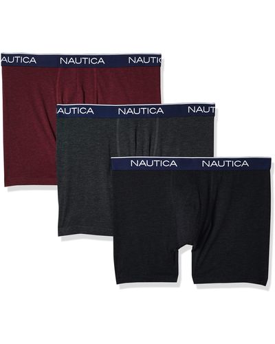 Nautica 3-pack Soft Stretch Boxer Brief - Blue
