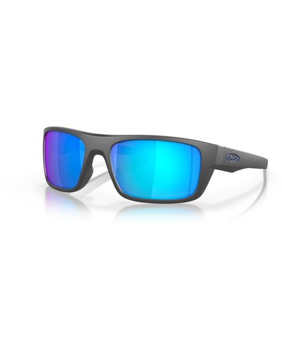 Oakley Oo9367 Drop Point Rectangular Sunglasses - Black