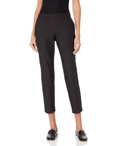 Theory Cropped Thaniel Pull On Pant - Black