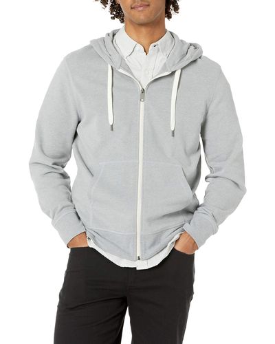 Amazon Essentials Full-Zip Hooded Fleece Sweatshirt Felpa - Grigio