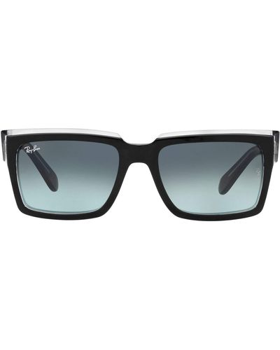 Ray-Ban Rb2191 Inverness Rectangular Sunglasses - Black