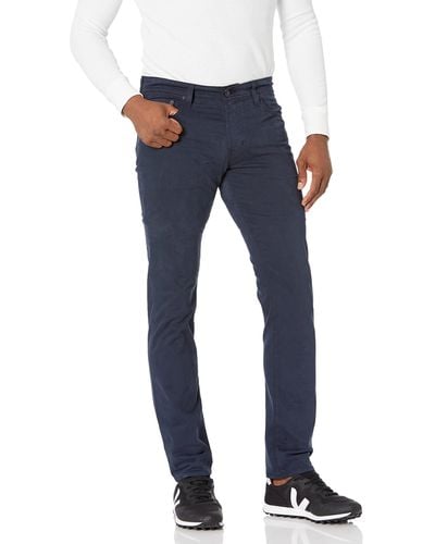 AG Jeans Tellis Sud Modern Slim Stretch Twill Pants - Blue