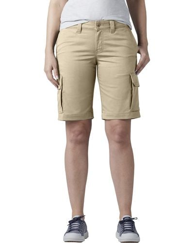 Dickies 11" Relaxed Stretch Cargo Shorts - Natural