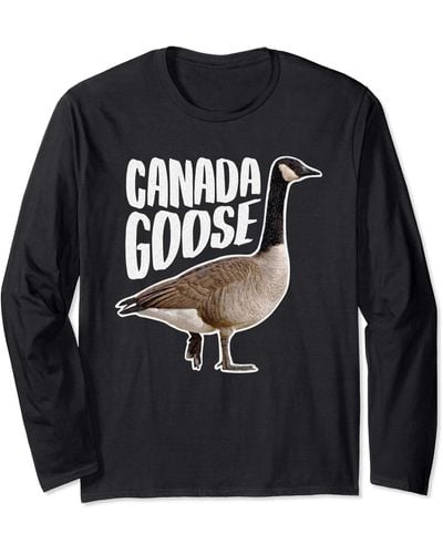 Canada Goose Realistic Long Sleeve T-shirt - Black