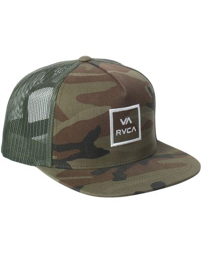 RVCA Adjustable Snapback Hat - Green