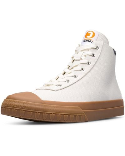 Camper Sneaker Bootie Ankle Boot - White