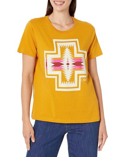 Pendleton Short Sleeve Harding Graphic T-shirt - Orange