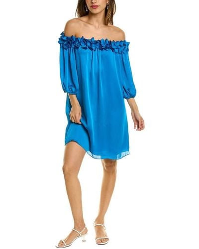 Trina Turk Gateway Mini Dress - Blue