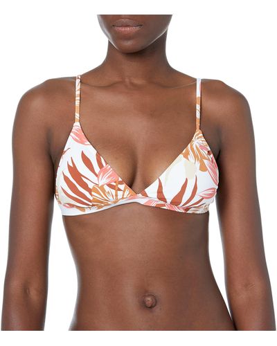 Roxy Beach Classics Fixed Tri Bikini Top - Brown