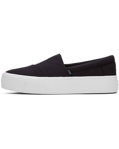 TOMS Fenix Platform Slip-on Sneaker - Blue