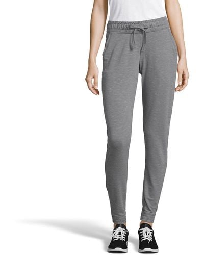 Hanes Tri-blend French Terry Jogger With Pockets - Gray