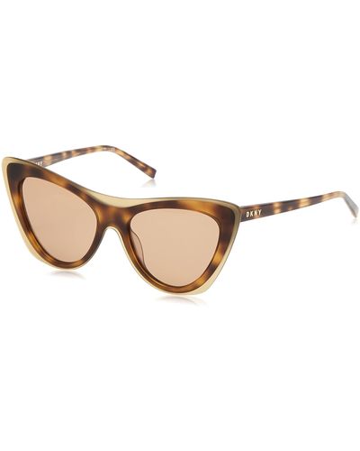 DKNY Dk516s Cat-eye Sunglasses - Brown