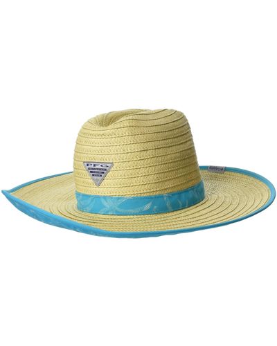 Columbia 's Pfg Baha Straw Hat Sun - Black