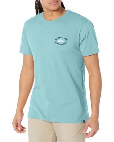 Quiksilver Stay In Bounds Tee Shirt T - Blue