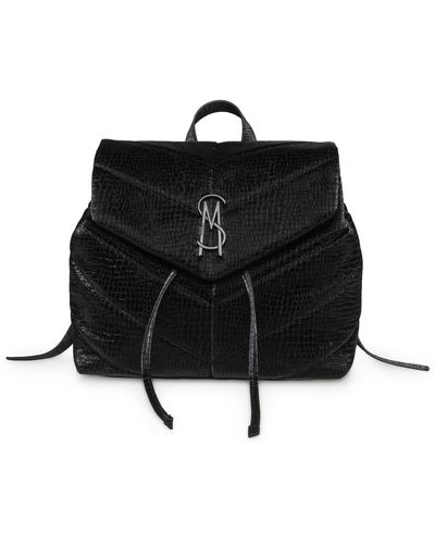 Steve Madden Sannah Lizard Quilt Backpack - Black