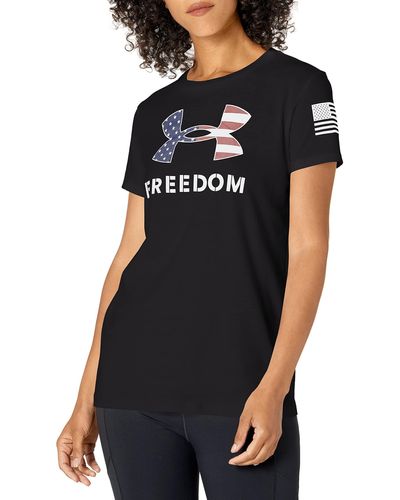 Under Armour New Freedom Logo T-shirt - Black