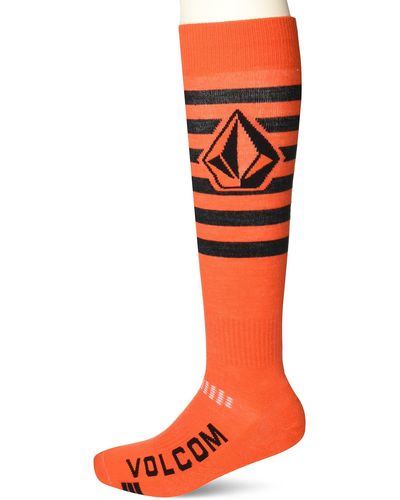 Volcom Kootney Lightweight Snowboard Ski Sock - Orange
