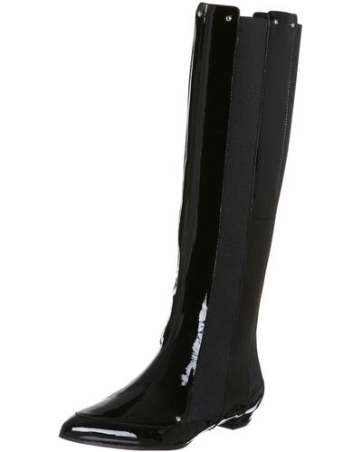 Casadei 1784 Boot,black Patent,8 M