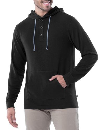 Lee Jeans French Terry Hooded Sweatshirt - Black
