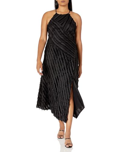 Rebecca Taylor Sleeveless Long Lash Dress - Black