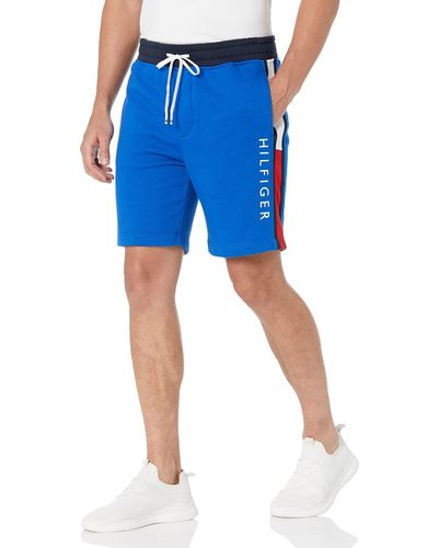 Tommy Hilfiger Men's Fleece Sweat Casual Shorts - Blue