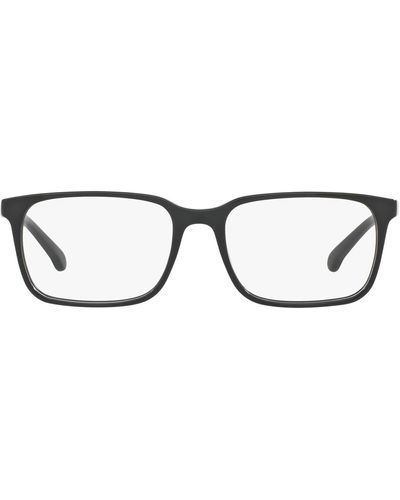 Brooks Brothers Bb2033 Rectangular Prescription Eyewear Frames - Black