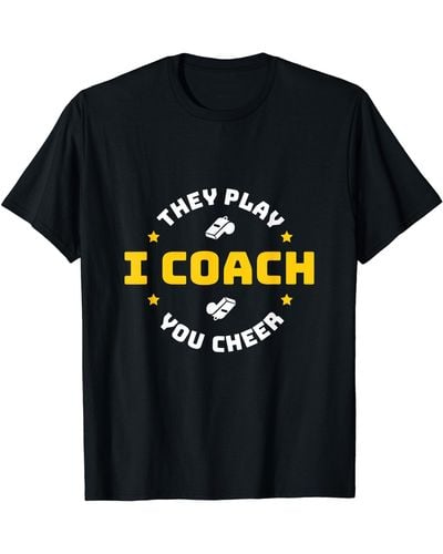 COACH I They Play You Cheer T-shirt - Black