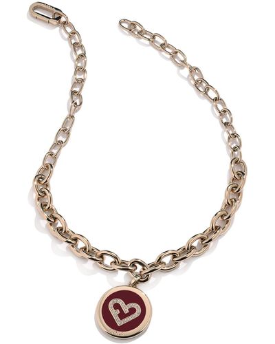 Furla Heart Necklace - Metallic