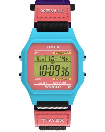 Timex Digital Quarz Uhr mit Nylon Armband TW2W724009J - Grün