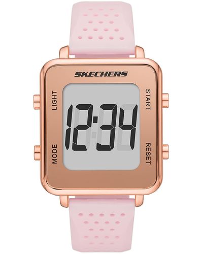 Skechers Quartz Analoog Casual Horloge Met Drie Handen Voor - Roze