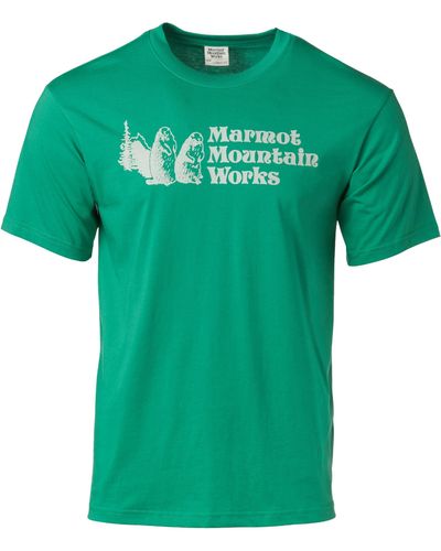 Marmot Mmw Mountain Works Short Sleeve Tee - Green