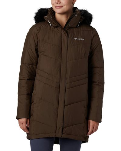 Columbia 's Peak To Park Mid Insulated Winter Jacket - Brown