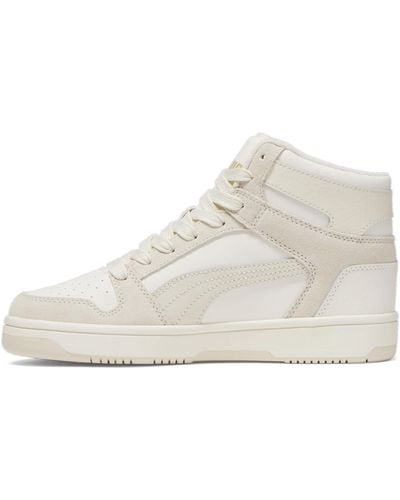 PUMA Rebound Layup Marshmallow Sneaker - White