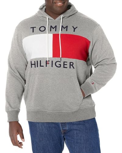Tommy Hilfiger Logo Crewneck Sweatshirt - Gray