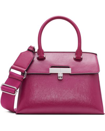 Calvin Klein Becky Top Handle Mini Bag Crossbody - Purple