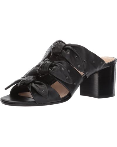 Pour La Victoire Amal Heeled Sandal - Black