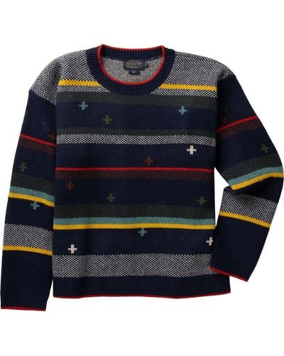 Pendleton Bridger Lambswool Sweater - Blue