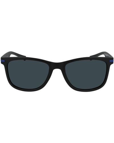 Nautica N3661sp Polarized Rectangular Sunglasses - Black