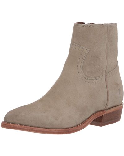 Frye Billy Inside Zip Bootie Western Boot - Gray